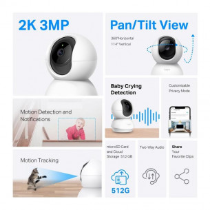 Cámara IP TP-Link 3MP 2K... 2