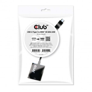 Adaptador Club 3D USB-C/M a... 2