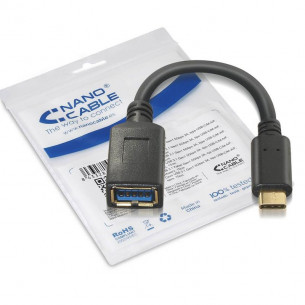 Nanocable USB-C/M a USB-A/H... 2