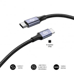 Cable SUBBLIM USB-C 2.0 M/M... 2