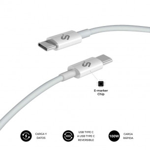 Cable SUBBLIM USB-C 2.0 M/M... 2
