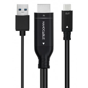 Nanocable HDMI/M a USB-C/M... 2