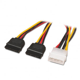 Nanocable 2xSATA a Molex... 2