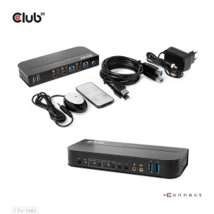 Conmutador Club 3D KVM 4K... 2