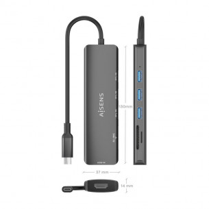Docking AISENS 6en1 USB-C... 2