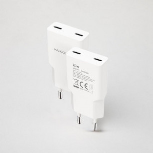 Cargador Nanocable 2xUSB-C... 2