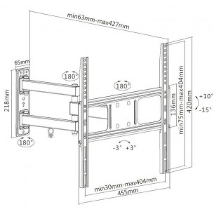 Soporte Pared EQUIP 32"-55"... 2