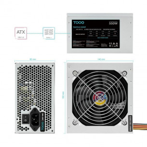 Fuente TooQ ATX 550W 12cm... 2