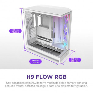 Caja NZXT H9 Flow RGB ATX... 2