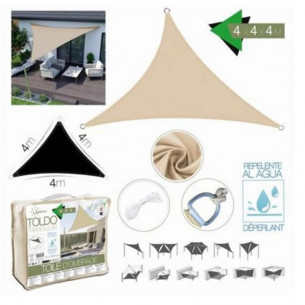Toldo Triangular Beige de...