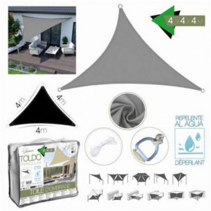 Toldo Triangular 4x4x4 m...