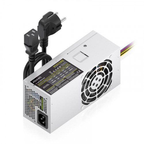 Fuente AISENS TFX 500W 8cm Plata...