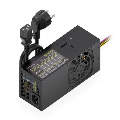 Fuente AISENS TFX 500W 8cm ATX Negra...