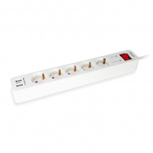 Regleta EQUIP 5xSchuko...