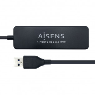 Hub AISENS USB 2.0 a 4xUSB...