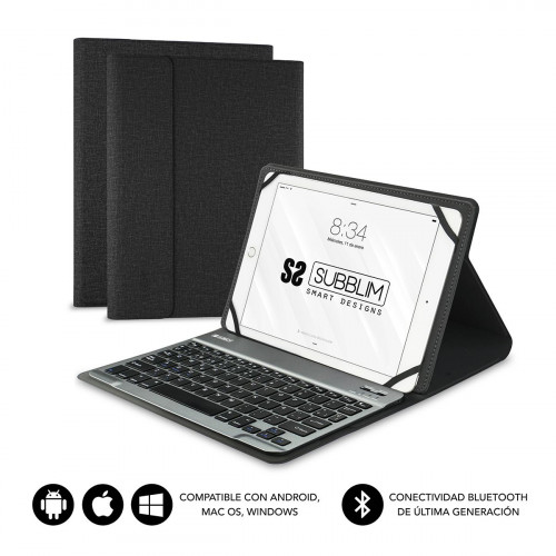 Funda Teclado SUBBLIM 9.6-10.8" Negra...