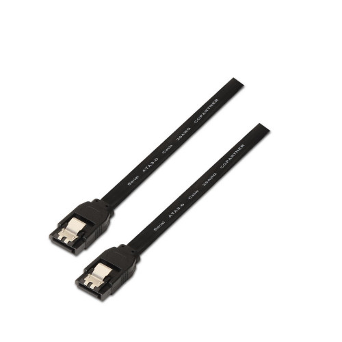 Cable AISENS SATA3 (7-pin) 0.5m Negro