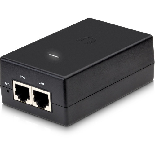 Inyector PoE Ubiquiti 24VDC Negro...