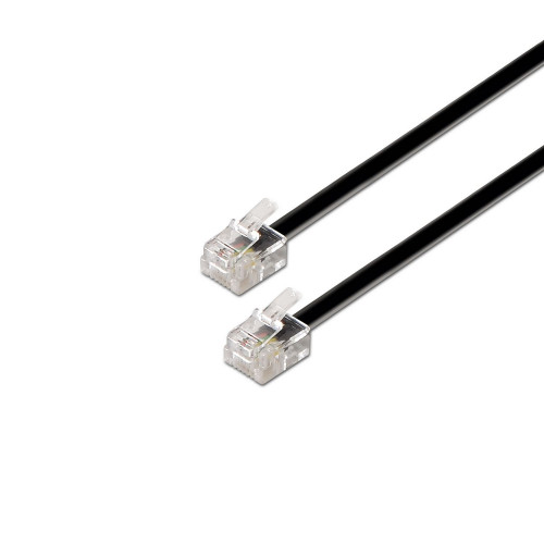 Cable de Teléfono AISENS RJ11 2m...