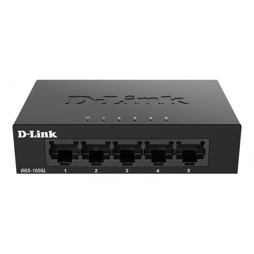 Switch D-Link 5xRJ45 GbE Negro...