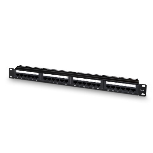 Panel AISENS 24P RJ45 CAT6 UTP 19" 1U...