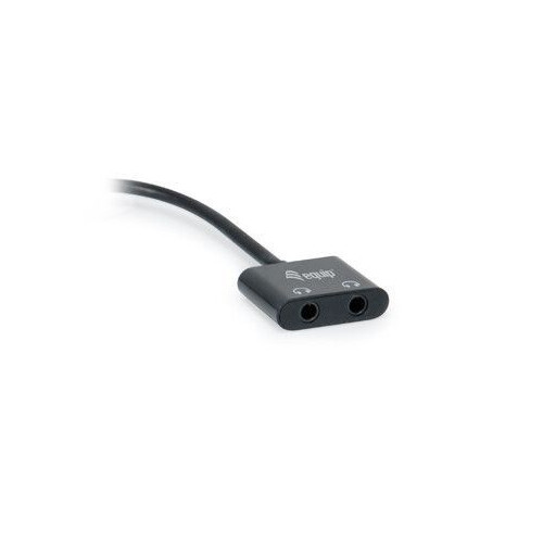 Adaptador EQUIP USB-C a 2x Jack 3.5mm...