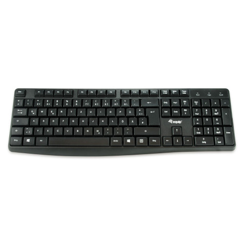Teclado EQUIP 105 Teclas USB Negro...