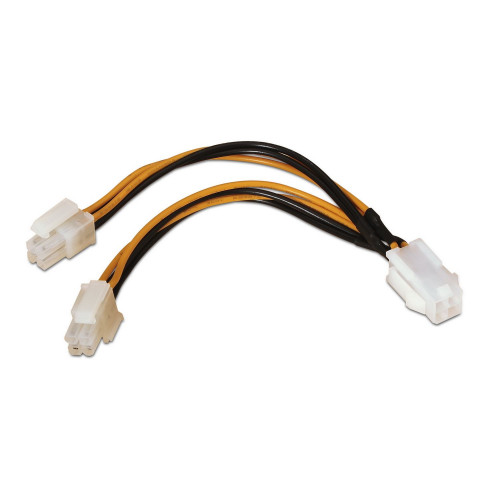 Cable AISENS 2x4-pin/M a 4-pin/H 15cm