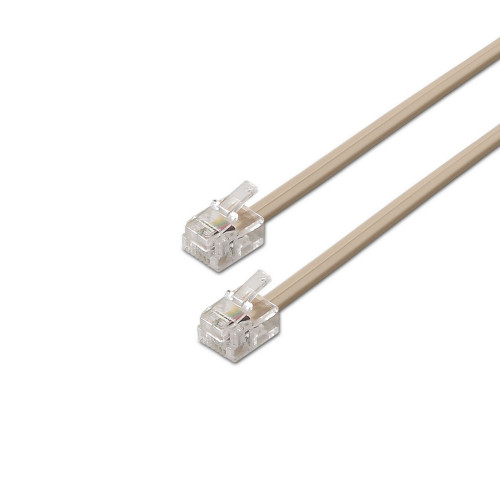 Cable de Teléfono AISENS RJ11 3m...