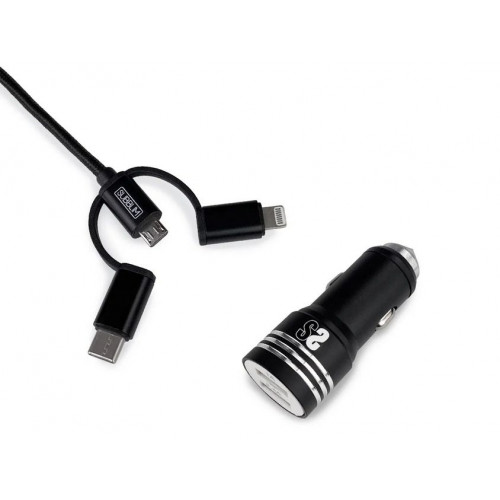 Cargador de Coche SUBBLIM USB-A 3 en...