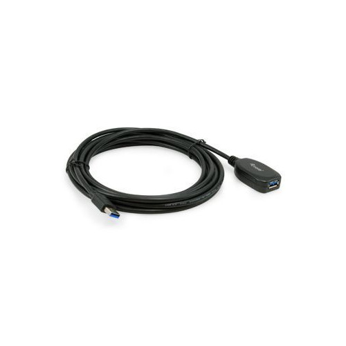 Cable EQUIP USB-A/M a USB-A/H 5m Negro