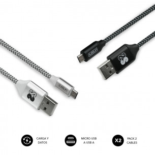 2 Cables SUBBLIM mUSB/M a...