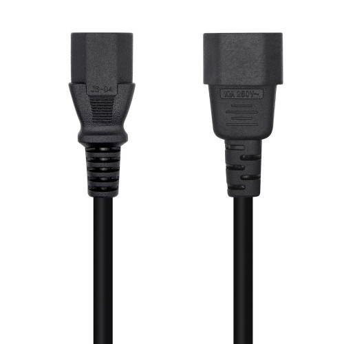 Cable CPU AISENS C13/H a C14/M 10m Negro