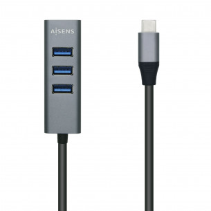 Hub AISENS USB-C 3.0 a...