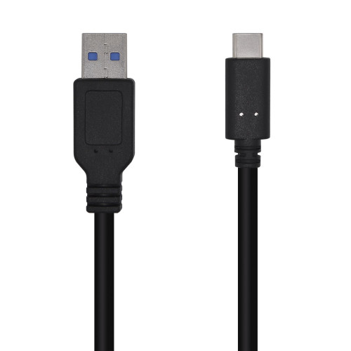 Cable AISENS USB-A a USB-C 0.5m Negro...