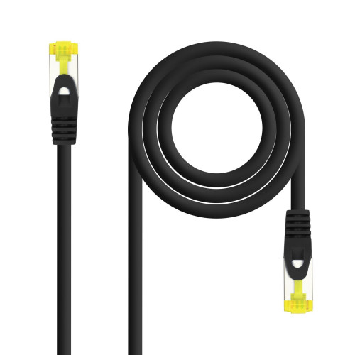 Latiguillo Nanocable Cat6a 25cm Negro...