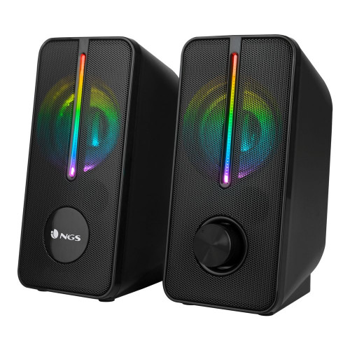 Altavoces Gaming NGS RGB 12W 3.5mm...
