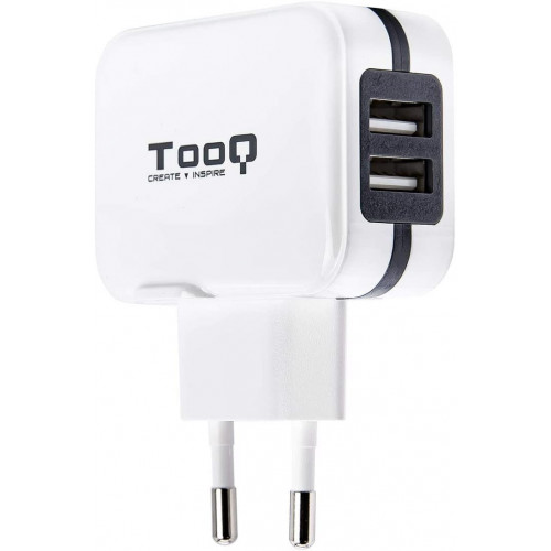 Cargador de Pared TooQ 12W USB 2.0...