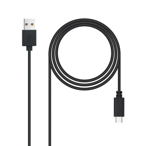 Nanocable USB-A/M a USB-A/M 3m Negro