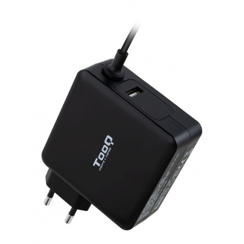 Cargador TooQ 90W USB-C PD 3.0 Negro...