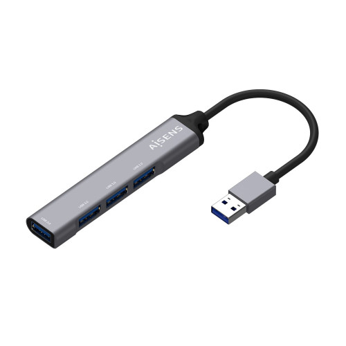 Hub AISENS USB-A 3.0 a 4xUSB-A 3.0...