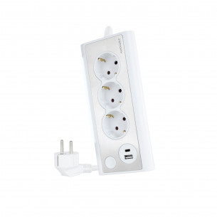 Regleta Nanocable 3xSchuko...