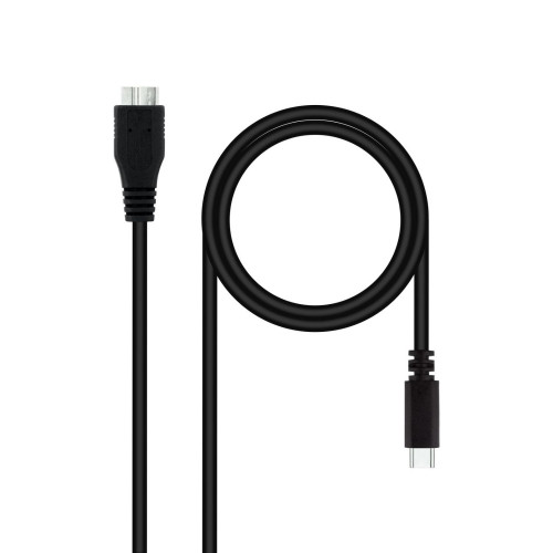 Nanocable USB-C/M a mUSB/M 1m Negro...