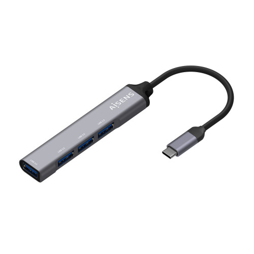 Hub AISENS USB-C 3.0 a 4xUSB-A 3.0...