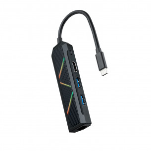 Hub Nanocable USB-C a...