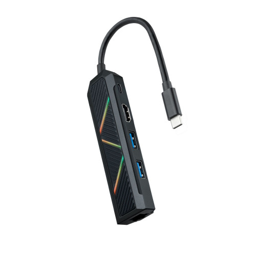 Hub Nanocable USB-C a 2xUSB-A USB-C...