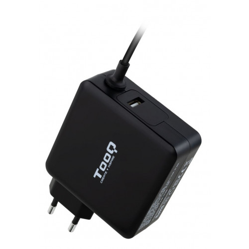 Cargador TooQ 65W USB-C PD 3.0 Negro...