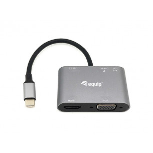 Adaptador EQUIP 5en1 USB-C...