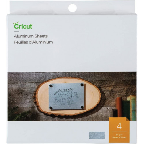 Hoja de Aluminio CRICUT 10x10cm 4...
