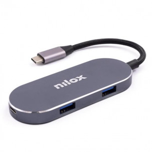 Dock NILOX USB-C a 3xUSB-A,...